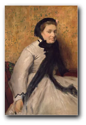 Immagine prodotto di Stampa artistica "Ritratto di una donna in grigio" di Edgar Degas – 40 x 60 cm – non incorniciata