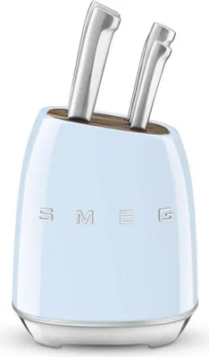 Produktbild von SMEG KBSF02PB Messerblock 6 teilig pastellblau, Messerset