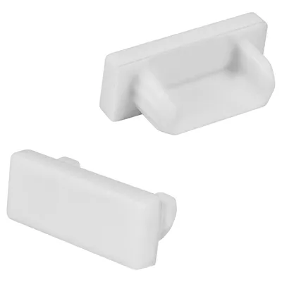 Obrázok produktu pre MasterLED koncovka pre LED profil kryt PVC Slim, biely, uzatvorený, elegantné zakončenie