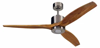 Zdjęcie produktu dla Energooszczędny wentylator sufitowy z oświetleniem LED i pilotem Airfusion Akmani chrom 152 cm