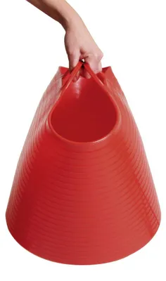 Obrázek produktu pro Kerbl Trog FlexBag Kunststofftrog 28 l rot Futtertrog Transporteimer Eimer