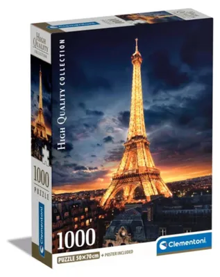 Immagine prodotto di Puzzle Clementoni 1000 Compact Wie¿a Eiffla 39703