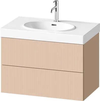 Image de Meuble sous-lavabo Balcoon Duravit, suspendu, 2 tiroirs, 784x509x471mm, BA47230JEIE0000