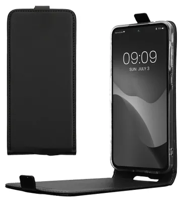 Produktbild von kwmobile Schutzhülle kompatibel mit Samsung Galaxy A55 5G - Hülle Handy - Flip Case Handyhülle Schwarz
