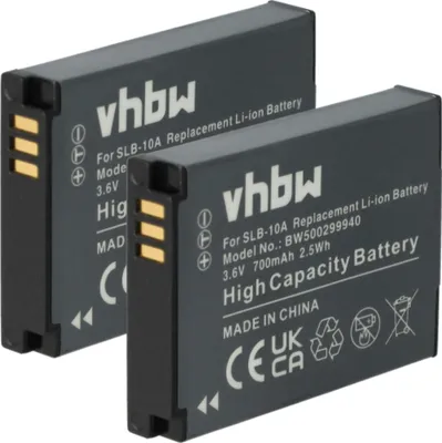 Produktbild von vhbw Akku kompatibel mit Silvercrest Action Cam SCAA 5.00 A1 Tragbare Mini-Kamera (700 mAh, 3,6 V, Li-Ion)