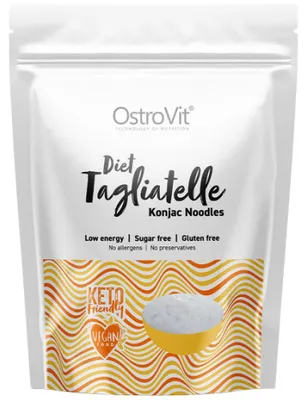 Immagine prodotto di OstroVit | Tagliatelle dietetiche | Tagliatelle di Konjac ipocaloriche Keto-Friendly