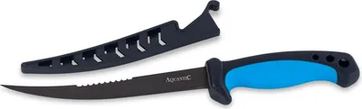 Produktbild von Aquantic Filetiermesser Länge 29 cm Angelzubehör Angelmesser Messer Filetiermesser Fischmesser