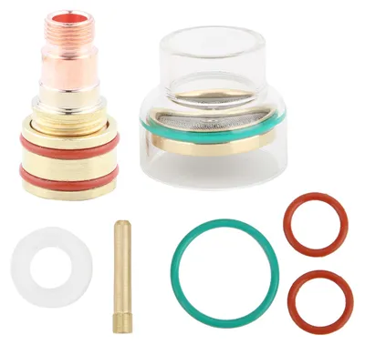 Immagine prodotto di Kit di saldatura TFM53NCN, vetro per torcia, morsetto di serraggio per torce WP17/WP18/WP26, 4 mm