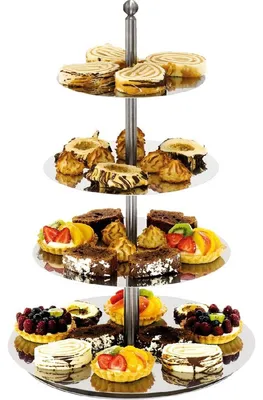 Produktbild von Spiegel-Etagere, 4-stufig, Höhe 60 cm