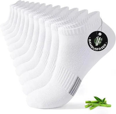 Obrázok produktu pre Bambusové ponožky 12 párov, 35-50, priedušné, na každodenné použitie