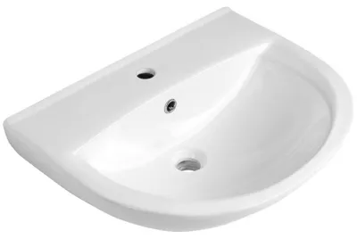 Produktbild von SPIRAL Keramik Waschbecken 60x47cm, Weiß