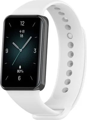 Produktbild von Für Honor Band 9 hochwertiges TPU Solid Color Watch Ersatz Arm Band Weiß