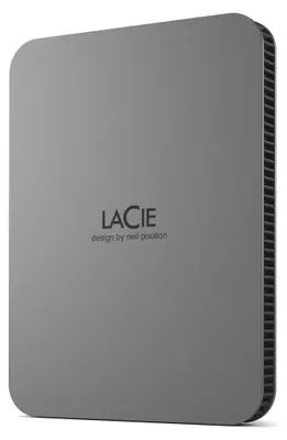 Image de LaCie Mobile Drive Secure 2TB Gris Espace USB 3.1 Type C
