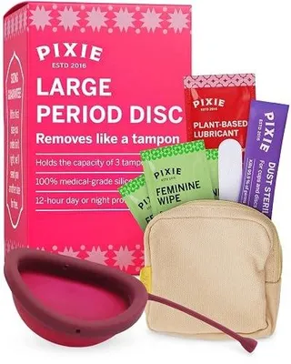 Zdjęcie produktu dla Dysk menstruacyjny pixie silikon medyczny wielokrotny 12H okres