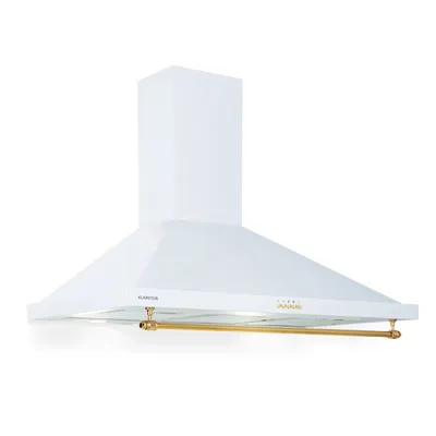 Produktbild von Klarstein Dunstabzugshaube 90cm, Abluft-Dunstabzugshaube mit RGB-LEDs, Leistungsstarke Abzugshaube Leise, 591,5 m³/h Luftstrom, Wandhaube mit Aluminium-Fettfilter & 3 Leistungsstufen, Dunstabzug 90 cm