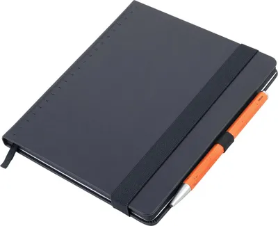 Produktbild von TROIKA NPP04/NO, Einfarbig, Schwarz, A5, 64 Blätter, Punktgitter-Papier, Hardcover