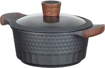 Obrázok produktu pre Resto Kitchenware Capella, 2,6 L, Kolo, Čierna, Drevo, Hliník, Čierna, Drevo, Hliník, Drevo