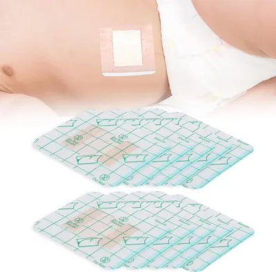 Zdjęcie produktu dla 10 sztuk naklejek na pępek dla niemowląt, wodoodporny plaster na pępek