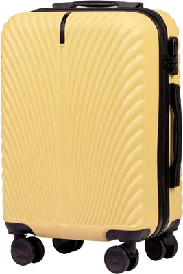 Produktbild von Wings SWAN Kabinenkoffer 20" Gelb - Stabil, Stilvoll, Funktional