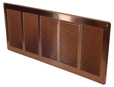 Lüftungsgitter rechteckig, Kupfer, 540 x 240 mm