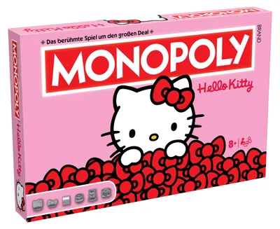 Produktbild von Monopoly - Hello Kitty Gesellschaftsspiel Brettspiel Spiel