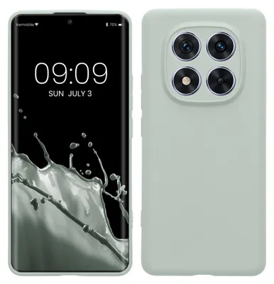 Produktbild von kwmobile Handyhülle für Xiaomi Redmi Note 14 Pro 5G / Poco X7 Hülle - weiches Handy Silikon Case - Schutzhülle Cover - Cool Mint