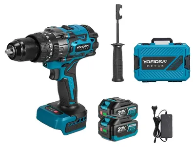 Image de Perceuse-visseuse à batterie, couple de 900 N·m, moteur sans balais, kit avec 2 batteries