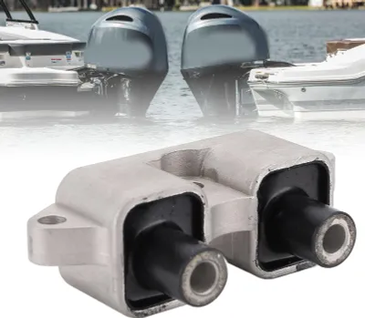 Image de Support en caoutchouc pour moteur hors-bord en alliage d'aluminium 66T 44514 00 4D Remplacement pour E40X 40HP