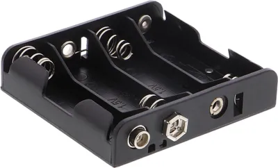 Produktbild von Batteriefach - 4x AA (6V), mit Clip Anschluss