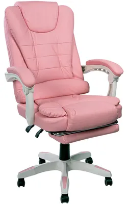 Produktbild von Schreibtischstuhl Design Bürostuhl Racing Chair Chefsessel Fußstütze,Farbe:Rosa
