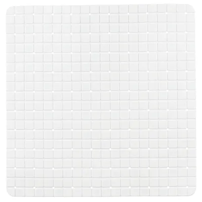Immagine prodotto di Tappetino antiscivolo da bagno BRICK, 50 x 50 cm, bianco
