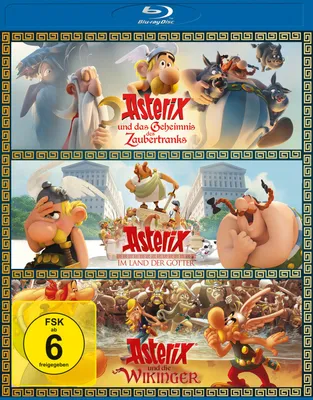 Obrázok produktu pre Asterix und das Geheimnis des Zaubertranks & Asterix im Land der Götter & Asterix und die Wikinger