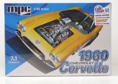 Produktbild von MPC 1002 Chevrolet Corvette 1960 7 in 1 Kunststoffbausatz 1:25