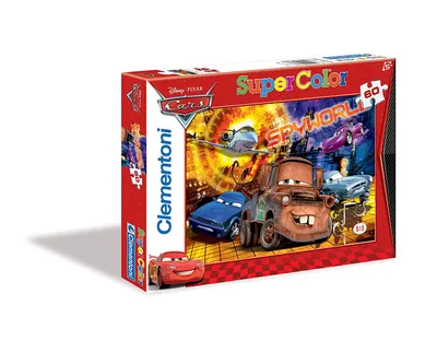 Obrázek produktu pro Clementoni 26886.3 - Puzzle Cars: Spyworld, 60 dílků