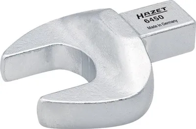 Produktbild von Hazet Einsteck-Maulschlüssel 6450C-12 - Einsteck-Vierkant 9 x 12 mm - Außen-Sechskant | 6450C-12