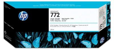 Produktbild von HP 772 Druckerpatrone Fotoschwarz 300 ml DesignJet CN633A