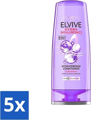 Produktbild von L'Oréal Paris Elvive Hydra Hyaluronic - Spülung - Feuchtigkeitsspendend - 200 ml - Vorteilspack - 5 Stücke