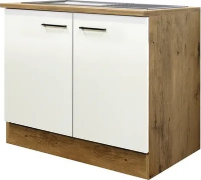 Obrázok produktu pre Kuchynská skrinka pod drez Flex Well Vintea šírka 100 cm magnólie matná