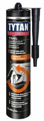 Obrázek produktu pro Tytan pokrývačský tmel kaučukový, 310 ml transparentní