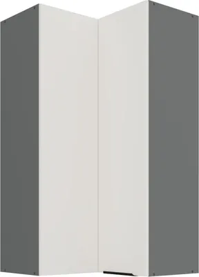 Produktbild von Hochschrank LUNARA 2 - 60x60 cm, weiß/anthrazit