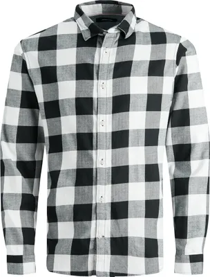 Obrázok produktu pre Košeľa Jack & Jones GINGHAM TWILL SHIRT s dlhými rukávmi a košeľovým golierom