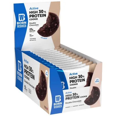 Produktbild von Born Winner | Active 30% High Protein Cookie Double Chocolate