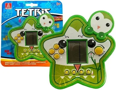 Productafbeelding van Elektronisch spel Tetris, sterrenprint, groen