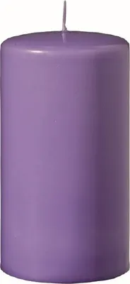 Produktbild von 4er Set Oster, Frühling, Stumpenkerzen Veilchen 10 x Ø 5 cm