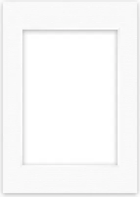 Produktbild von nielsen Conservation Passepartout 1,5 mm, Außenformat 42x59,4 cm (DIN A2) für Bilder DIN A3, Polar weiß mit Struktur