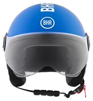Produktbild von BHR 835 SPECIAL, Demi-Jet Helm ECE 22.06, Kratzfestes Visier, Mikrometrischer Verschluss & abnehmbare Wangenpolster, Blau, M