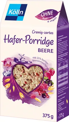 Zdjęcie produktu dla Kölln Creamy Tender Owsianka jagodowa mix 375g