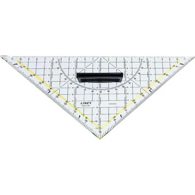 Produktbild von LINEX 2621GH Geometrie-Dreieck Hypotenusenlänge: 225 mm