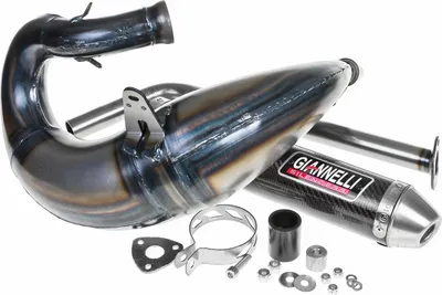 Produktbild von Auspuffanlage Giannelli Enduro mit Zulassung, Carbon für Aprilia MX 125 04-08