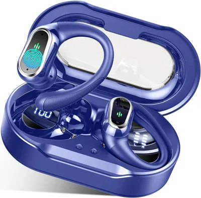 Produktbild von Bluetooth Kopfhörer Kabellos 5.4 In Ear Sport mit ENC Mikrofon, 50 Std Akkulaufzeit, IP7 Wasserdicht, Tiefer Bass, LED Display
